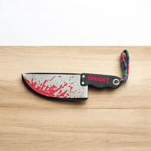 Chucky Themed Clutch with Red and Black Design